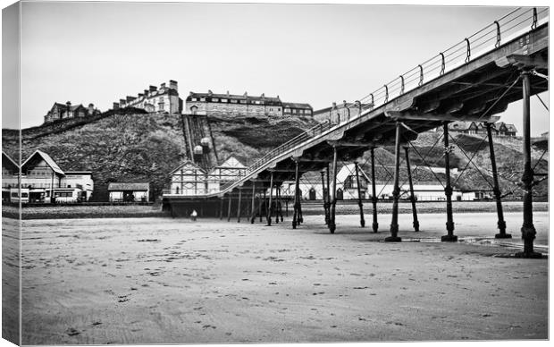 Saltburn: a traditional view Canvas Print by David McCulloch
