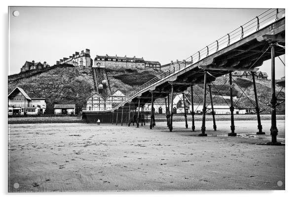 Saltburn: a traditional view Acrylic by David McCulloch