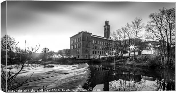 Salts Mill Canvas Print by Richard Whitley