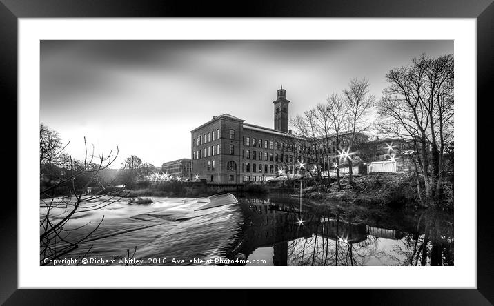 Salts Mill Framed Mounted Print by Richard Whitley