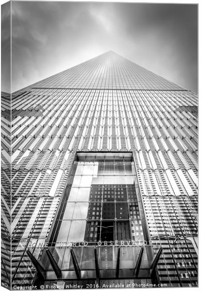 One World Trade Centre Canvas Print by Richard Whitley