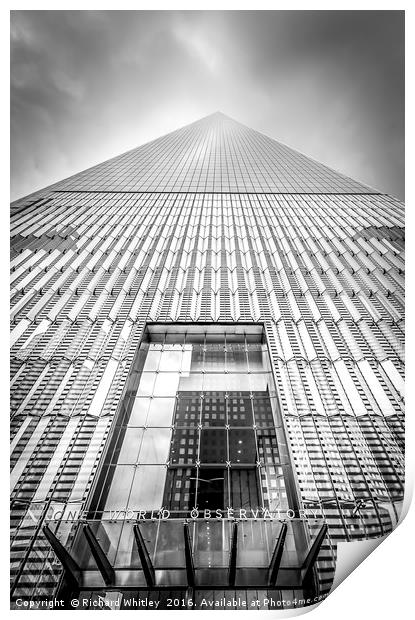One World Trade Centre Print by Richard Whitley