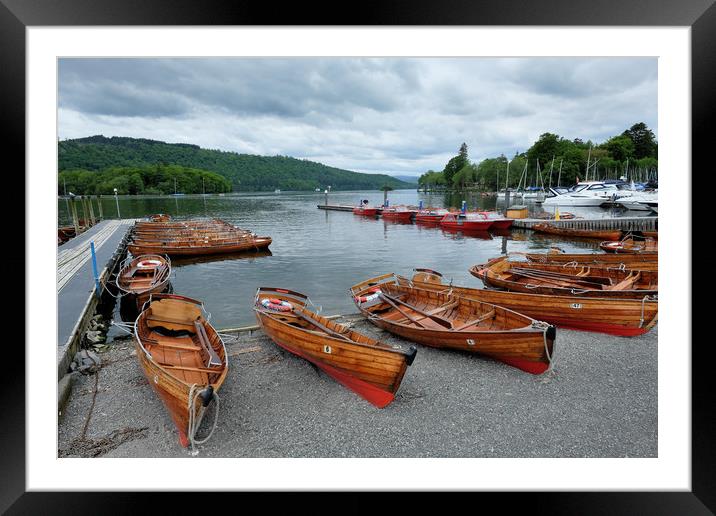 Lake Windermere Framed Mounted Print by Tony Bates