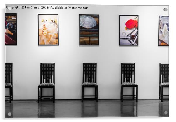 Chairs & frames Acrylic by Ian Clamp