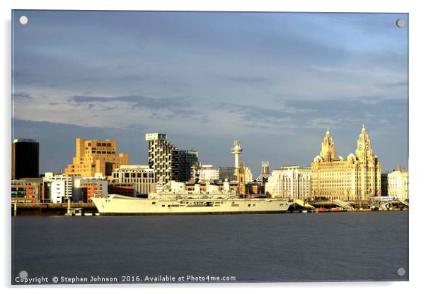 Ark Royal Acrylic by Stephen Johnson