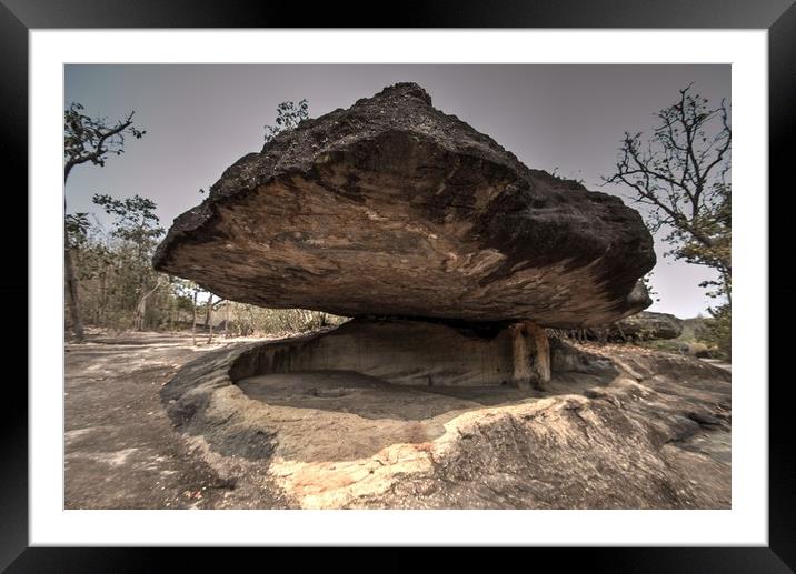 Tham Ruesi- Phu Phrabat Historical Park Framed Mounted Print by Annette Johnson