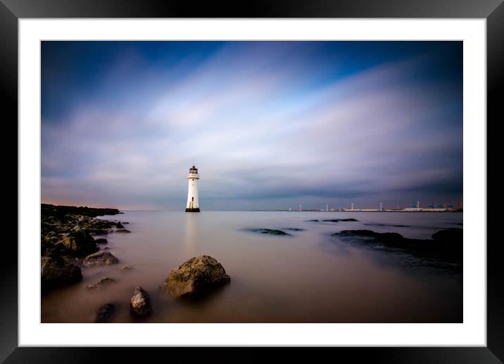 Fort Perch Rock Lighthouse Framed Mounted Print by Garry Kennedy