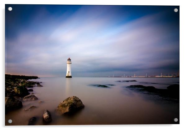 Fort Perch Rock Lighthouse Acrylic by Garry Kennedy