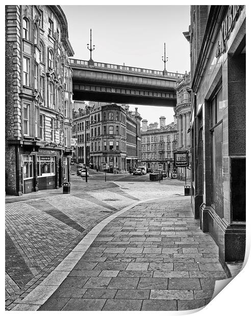 a street called Side Print by David McCulloch