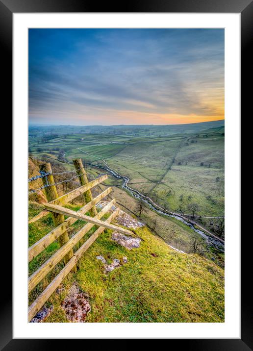 Malham Cove - Yorkshire Dales Framed Mounted Print by Jonathan Smith