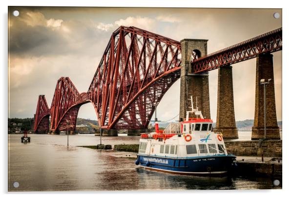 Maid of the Forth Acrylic by Andy Barker