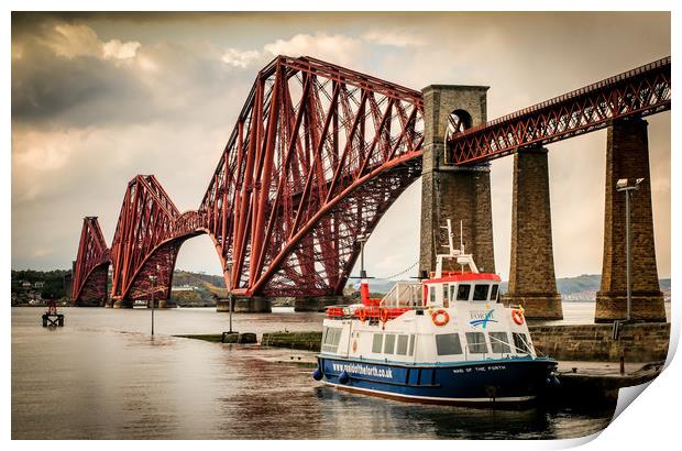 Maid of the Forth Print by Andy Barker