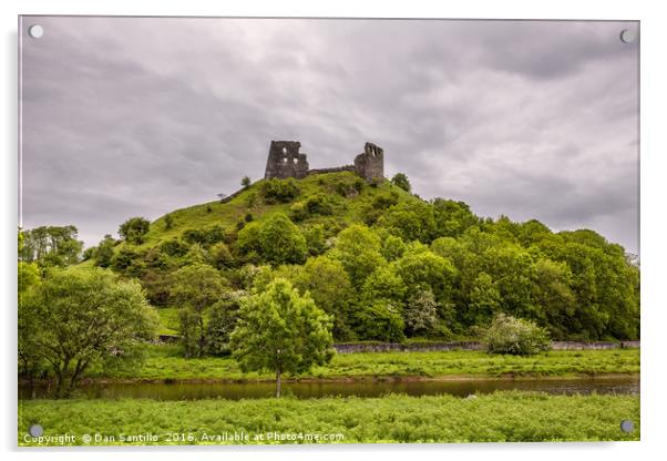 Dryslwyn Castle, Carmarthenshire Acrylic by Dan Santillo
