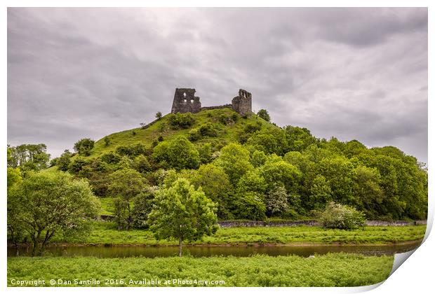 Dryslwyn Castle, Carmarthenshire Print by Dan Santillo