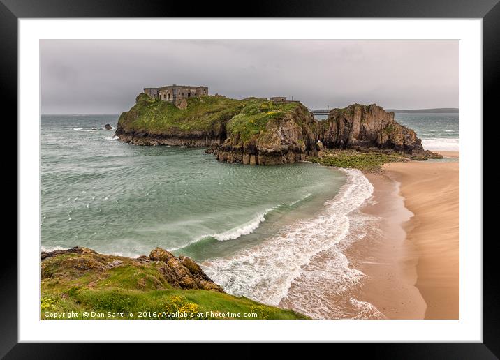 St Catherine's Island, Tenby Framed Mounted Print by Dan Santillo