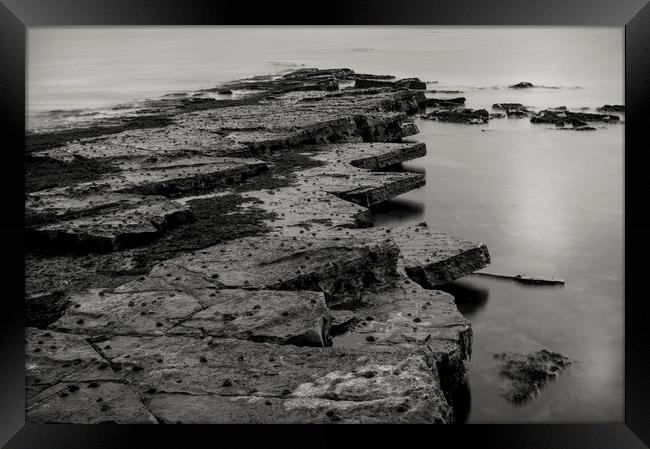 Kimmeridge Bay Dorset  Framed Print by Shaun Jacobs