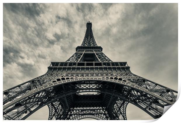 The Eiffel Tower Print by Alan Duggan