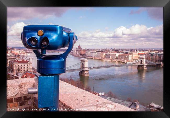 Budapest lookout point Framed Print by Jason Wells