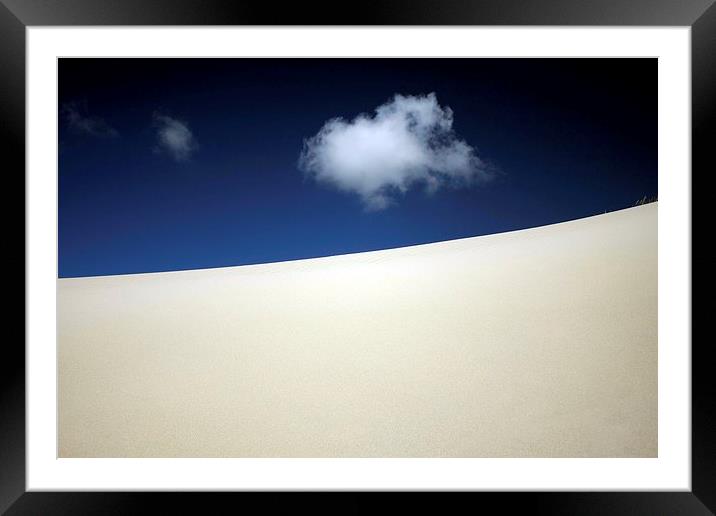 Skysand, Fort-Mahon-Plage Framed Mounted Print by Gypsyofthesky Photography