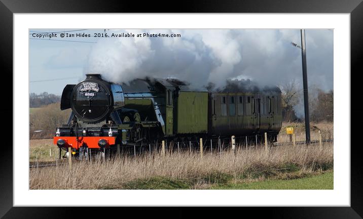            The Flying Scotsman                     Framed Mounted Print by Ian Hides