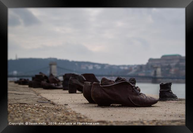Shoes on the Danube Bank Framed Print by Jason Wells