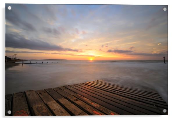 Isle of Wight sunrise  Acrylic by Shaun Jacobs