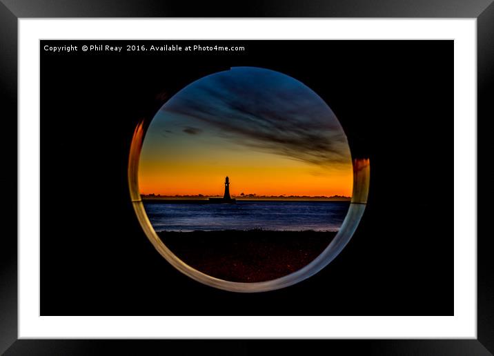 Roker Pier, Sunderland Framed Mounted Print by Phil Reay