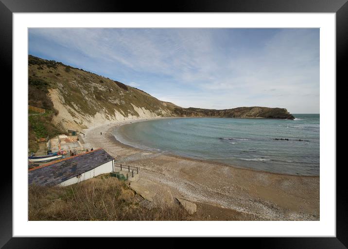 Lulworh cove  Framed Mounted Print by Shaun Jacobs