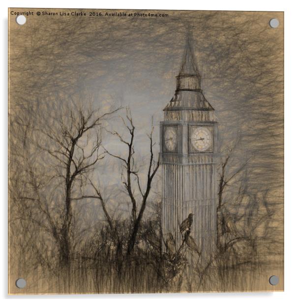 Abandoned London Acrylic by Sharon Lisa Clarke