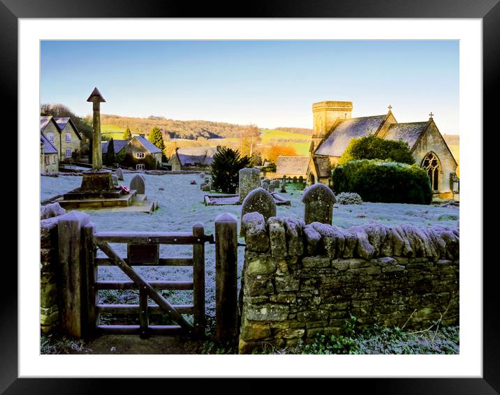Snowshill View Framed Mounted Print by Jason Williams