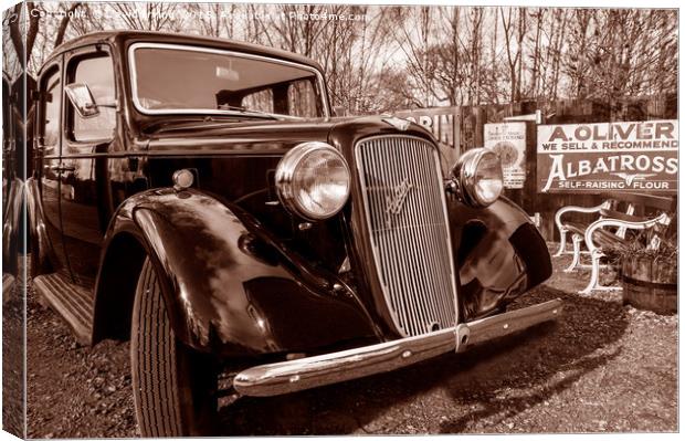 Old Car Canvas Print by David Irving
