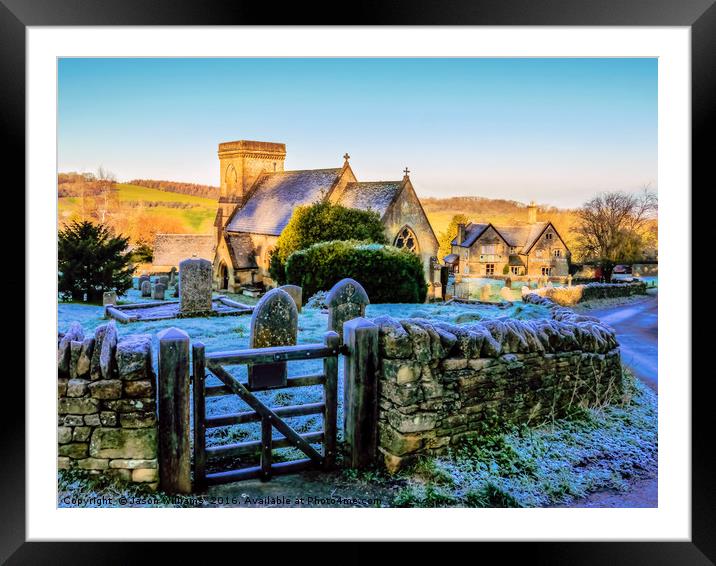 Snowshill Arms Framed Mounted Print by Jason Williams