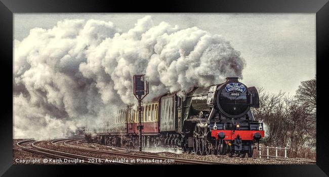 The Flying Scotsman Framed Print by Keith Douglas