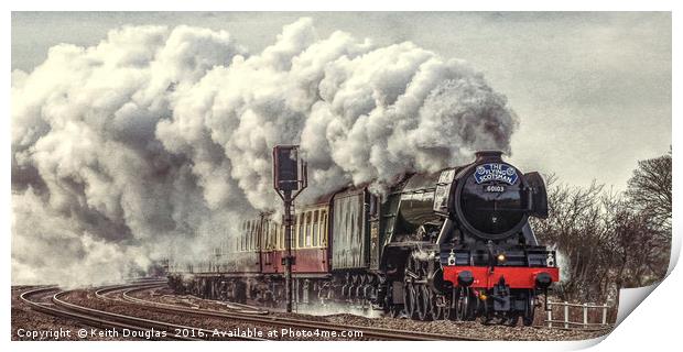 The Flying Scotsman Print by Keith Douglas