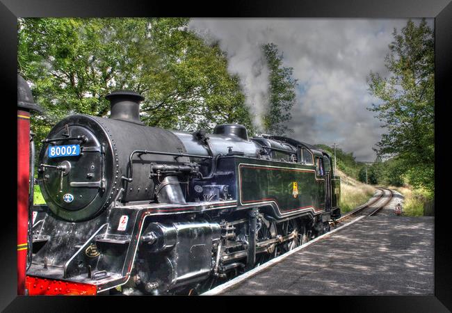 Steam Train. Framed Print by Irene Burdell