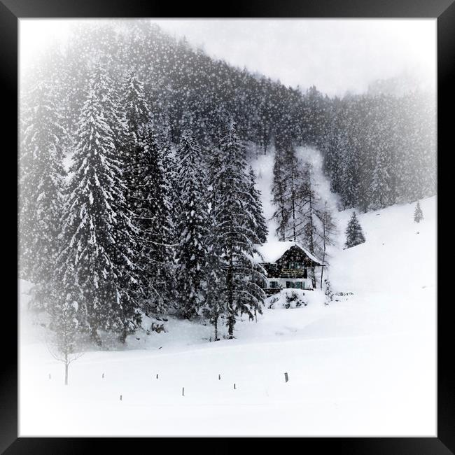 Bavarian Winter's Tale IX Framed Print by Melanie Viola