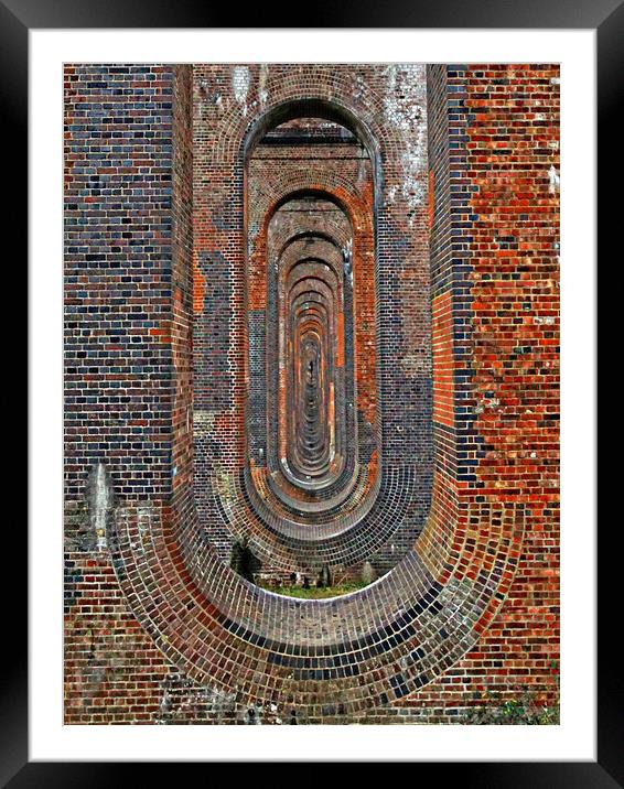 Ouse Valleey Viaduct Framed Mounted Print by Karl Butler