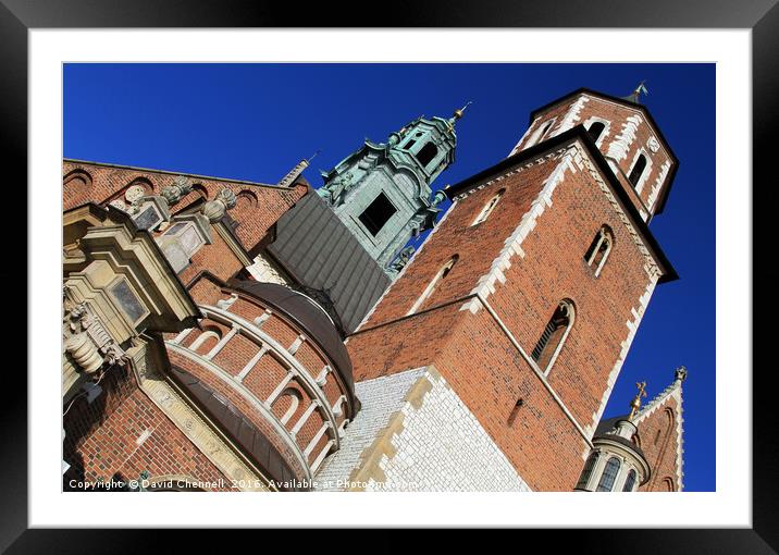 The Cathedral Basilica of St Stanislaw Vaclav  Framed Mounted Print by David Chennell