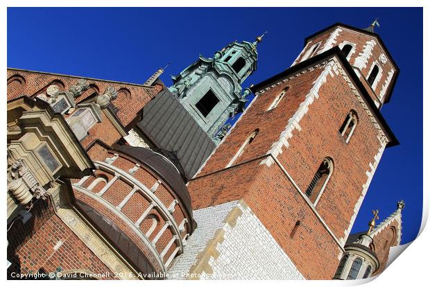 The Cathedral Basilica of St Stanislaw Vaclav  Print by David Chennell