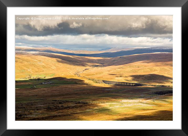 Ribblehead Viaduct Framed Mounted Print by David Lewins (LRPS)