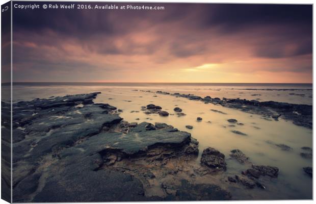 Colours of the Naze Canvas Print by Rob Woolf
