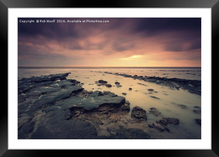 Colours of the Naze Framed Mounted Print by Rob Woolf