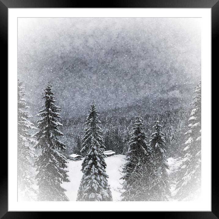Bavarian Winter's Tale I Framed Mounted Print by Melanie Viola