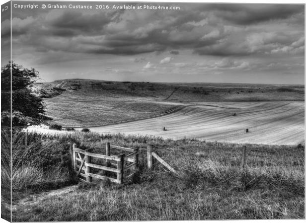 Ivinghoe Beacon Canvas Print by Graham Custance