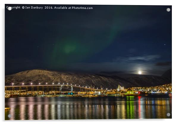 Aurora Borealis in Tromso Acrylic by Ian Danbury