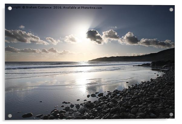 Charmouth Acrylic by Graham Custance