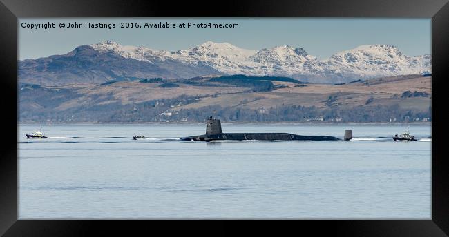 Stealth Beneath the Clyde Framed Print by John Hastings