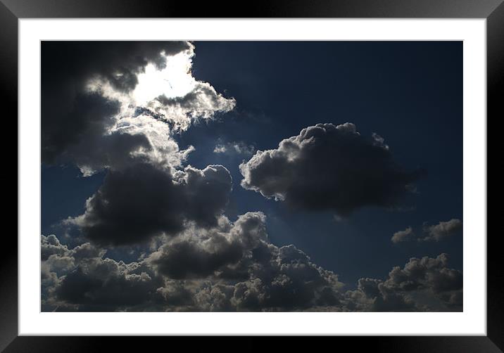 Clouded vision Framed Mounted Print by Chris Day