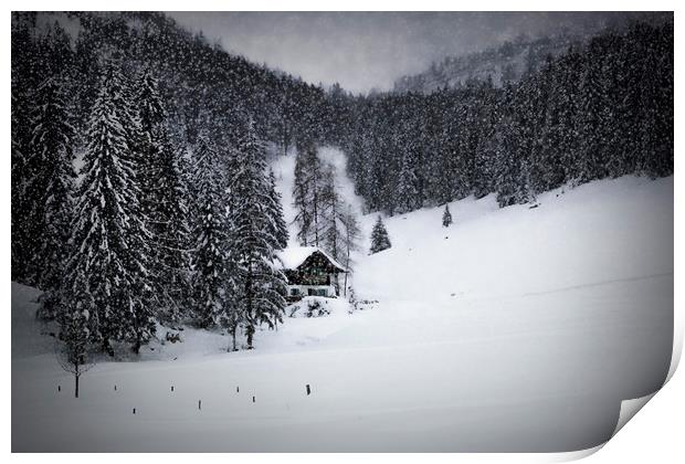 Bavarian Winter's Tale IX Print by Melanie Viola