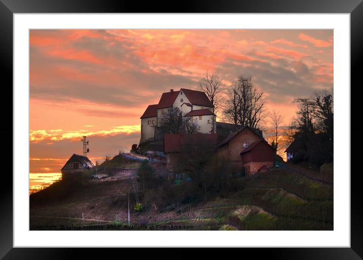 House Of The Rising Sun Framed Mounted Print by sylvia scotting